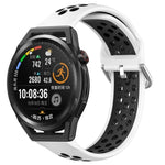 Cinturino sportivo in silicone traspirante perforato da 22 mm, For Huawei Watch GT Runner