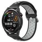 Cinturino sportivo in silicone traspirante perforato da 22 mm, For Huawei Watch GT Runner
