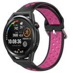 Cinturino sportivo in silicone traspirante perforato da 22 mm, For Huawei Watch GT Runner