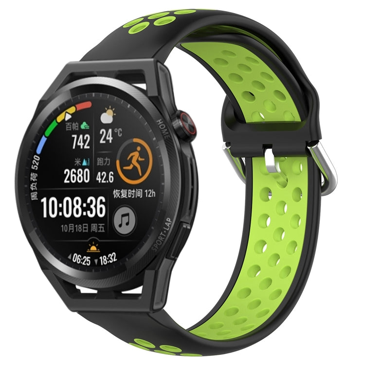 Cinturino sportivo in silicone traspirante perforato da 22 mm, For Huawei Watch GT Runner