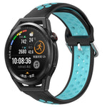 Cinturino sportivo in silicone traspirante perforato da 22 mm, For Huawei Watch GT Runner
