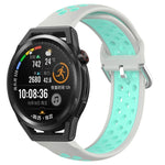 Cinturino sportivo in silicone traspirante perforato da 22 mm, For Huawei Watch GT Runner