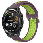 Cinturino sportivo in silicone traspirante perforato da 22 mm, For Huawei Watch GT Runner