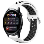 Cinturino sportivo in silicone traspirante perforato da 22 mm, For Huawei Watch 3