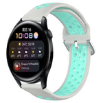 Cinturino sportivo in silicone traspirante perforato da 22 mm, For Huawei Watch 3