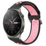 Cinturino sportivo in silicone traspirante perforato da 22 mm, For Huawei GT2 Pro