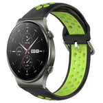 Cinturino sportivo in silicone traspirante perforato da 22 mm, For Huawei GT2 Pro