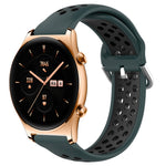 Cinturino sportivo in silicone traspirante perforato da 22 mm, For Honor Watch GS 3