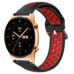 Cinturino sportivo in silicone traspirante perforato da 22 mm, For Honor Watch GS 3