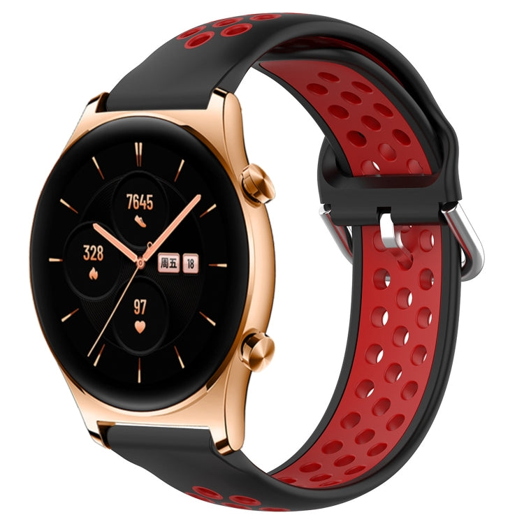 Cinturino sportivo in silicone traspirante perforato da 22 mm, For Honor Watch GS 3