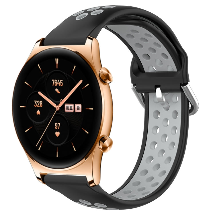 Cinturino sportivo in silicone traspirante perforato da 22 mm, For Honor Watch GS 3
