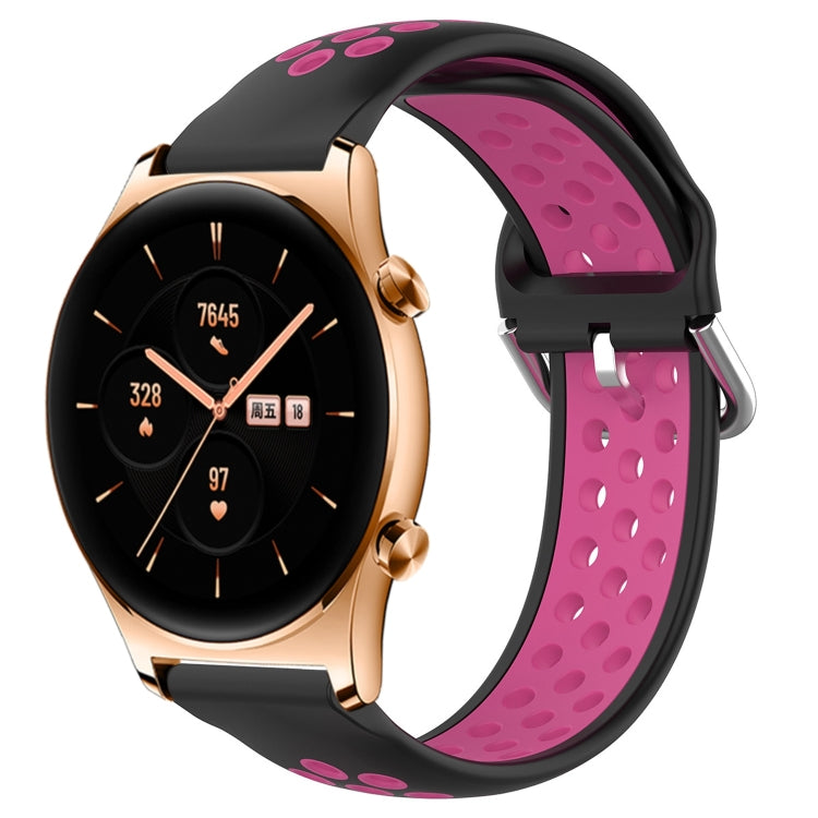 Cinturino sportivo in silicone traspirante perforato da 22 mm, For Honor Watch GS 3