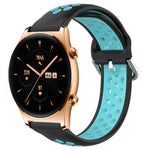 Cinturino sportivo in silicone traspirante perforato da 22 mm, For Honor Watch GS 3
