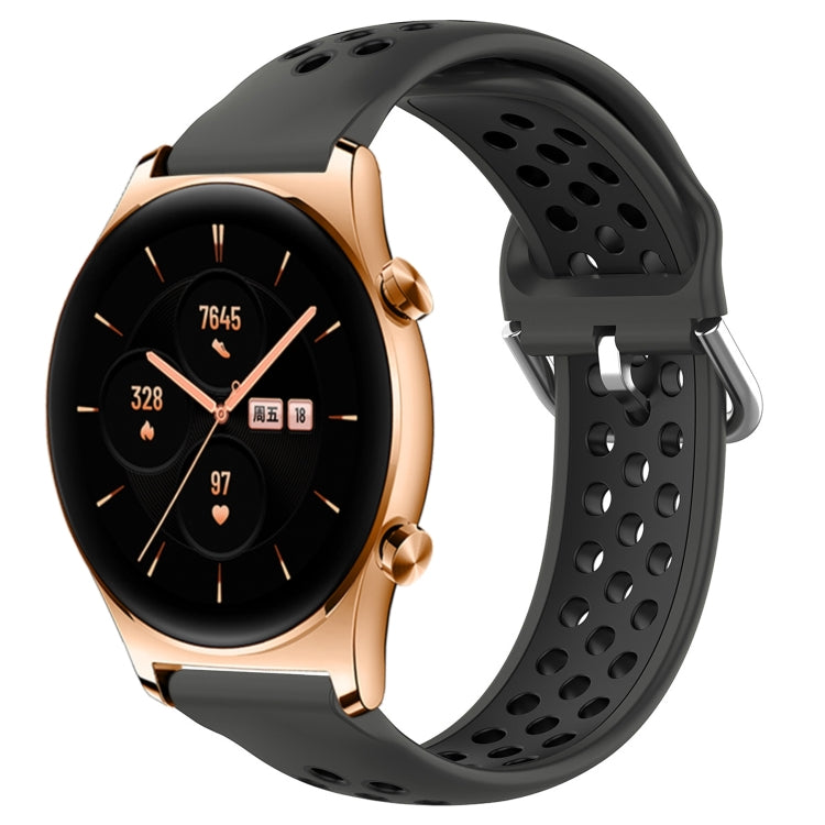 Cinturino sportivo in silicone traspirante perforato da 22 mm, For Honor Watch GS 3