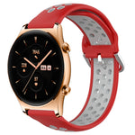 Cinturino sportivo in silicone traspirante perforato da 22 mm, For Honor Watch GS 3