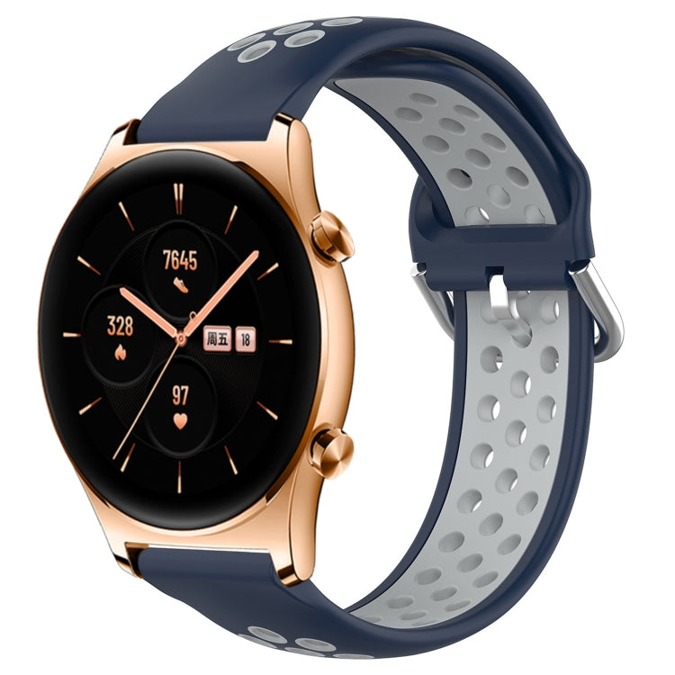 Cinturino sportivo in silicone traspirante perforato da 22 mm, For Honor Watch GS 3