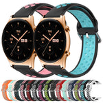 Cinturino sportivo in silicone traspirante perforato da 22 mm, For Honor Watch GS 3