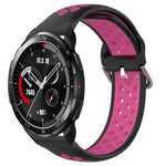 Cinturino sportivo in silicone traspirante perforato da 22 mm, For Honor Watch GS Pro