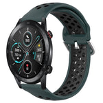Cinturino sportivo in silicone traspirante perforato da 22 mm, For Honor Magic Watch 2 46mm