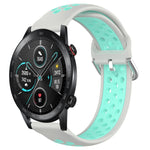 Cinturino sportivo in silicone traspirante perforato da 22 mm, For Honor Magic Watch 2 46mm