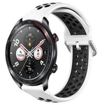 Cinturino sportivo in silicone traspirante perforato da 22 mm, For Honor Watch Dream