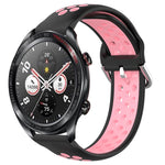 Cinturino sportivo in silicone traspirante perforato da 22 mm, For Honor Watch Dream