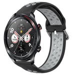 Cinturino sportivo in silicone traspirante perforato da 22 mm, For Honor Watch Dream