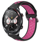 Cinturino sportivo in silicone traspirante perforato da 22 mm, For Honor Watch Dream