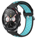 Cinturino sportivo in silicone traspirante perforato da 22 mm, For Honor Watch Dream