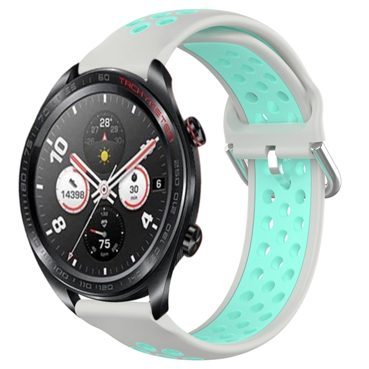 Cinturino sportivo in silicone traspirante perforato da 22 mm, For Honor Watch Dream