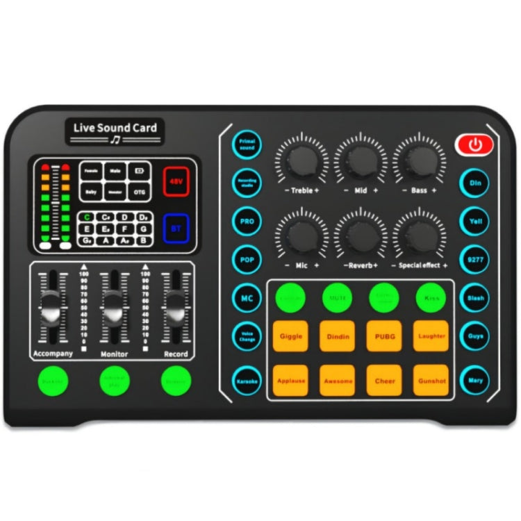 Mixer audio wireless multifunzionale M6 con cambio voce