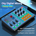 Mixer audio wireless M6 con cambio voce per PC e smartphone