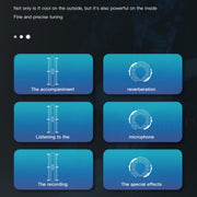 Mixer audio wireless multifunzionale M6 con cambio voce