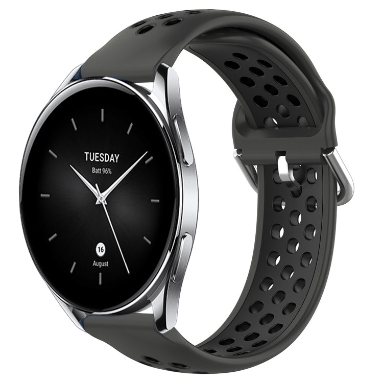 Cinturino sportivo in silicone traspirante perforato da 22 mm, For Xiaomi Watch S2 42mm