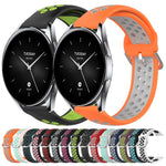 Cinturino sportivo in silicone traspirante perforato da 22 mm, For Xiaomi Watch S2 42mm