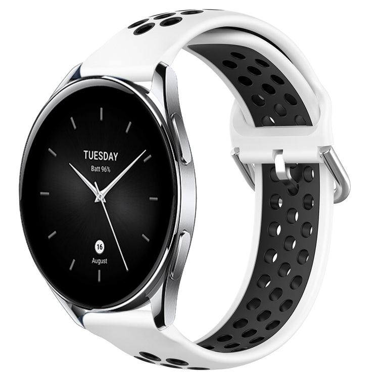 Cinturino sportivo in silicone traspirante perforato da 22 mm, For Xiaomi Watch S2 46mm