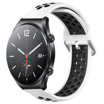 Cinturino sportivo in silicone traspirante perforato da 22 mm, For Xiaomi MI Watch S1