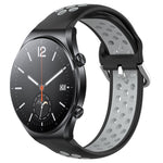 Cinturino sportivo in silicone traspirante perforato da 22 mm, For Xiaomi MI Watch S1