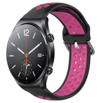 Cinturino sportivo in silicone traspirante perforato da 22 mm, For Xiaomi MI Watch S1