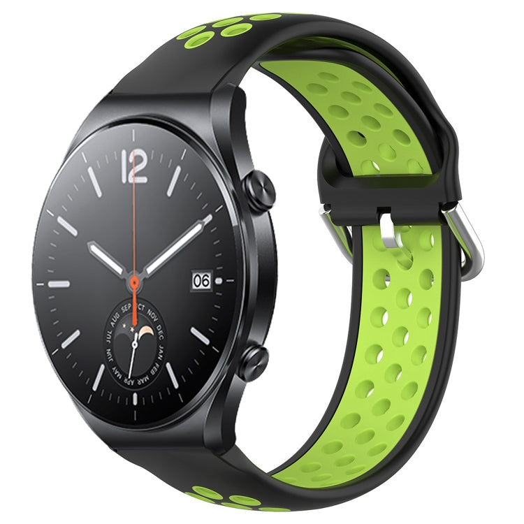 Cinturino sportivo in silicone traspirante perforato da 22 mm, For Xiaomi MI Watch S1