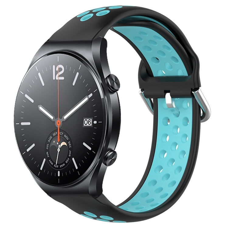 Cinturino sportivo in silicone traspirante perforato da 22 mm, For Xiaomi MI Watch S1