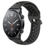 Cinturino sportivo in silicone traspirante perforato da 22 mm, For Xiaomi MI Watch S1