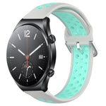 Cinturino sportivo in silicone traspirante perforato da 22 mm, For Xiaomi MI Watch S1