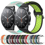 Cinturino sportivo in silicone traspirante perforato da 22 mm, For Xiaomi MI Watch S1
