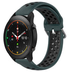 Cinturino sportivo in silicone traspirante perforato da 22 mm, For Xiaomi MI Watch S1 Pro