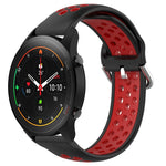 Cinturino sportivo in silicone traspirante perforato da 22 mm, For Xiaomi MI Watch S1 Pro