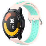 Cinturino sportivo in silicone traspirante perforato da 22 mm, For Xiaomi Watch S1 Active