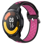 Cinturino sportivo in silicone traspirante perforato da 22 mm, For Xiaomi Watch S1 Active