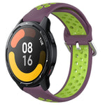 Cinturino sportivo in silicone traspirante perforato da 22 mm, For Xiaomi Watch S1 Active