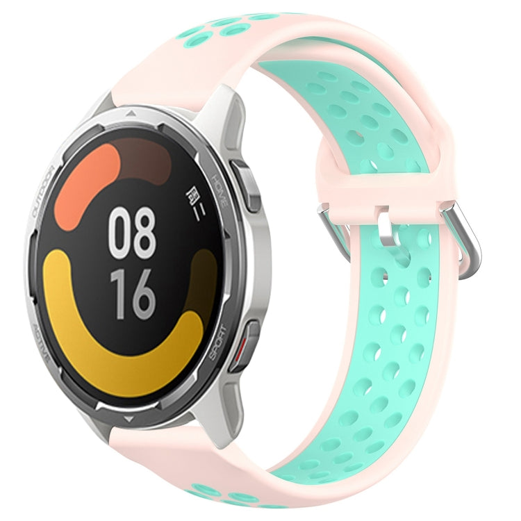 Cinturino sportivo in silicone traspirante perforato da 22 mm, For Xiaomi MI Watch Color 2